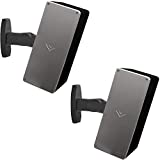 Echogear Wall & Ceiling Speaker Mount Pair - Universal Design Works with Vizio, Sony, & More - Tilt & Swivel Without Tools - Easy to Install Indoors & Outdoors - Requires Speaker Mounting Hole