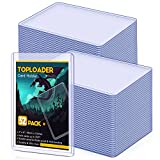 32 Count Toploaders for Cards, Sooez 35PT Toploader Card Protector, 3" x 4" Hard Plastic Card Sleeves, Baseball Card Protector, Topload Card Holder Case for Collectible Trading Cards Sports Cards