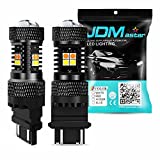 JDM ASTAR Extremely Bright 3030 Chipsets White/Yellow 3157 3155 3457 4157 Switchback LED Bulbs with Projector For Turn Signal Lights