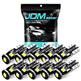JDM ASTAR 10pcs Super Bright 194 168 175 2825 T10 PX Chipsets White LED Bulbs