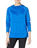 Hanes Women's Sport Performance Fleece Pullover Hoodie, Awesome Blue Solid/Awesome Blue Heather, L