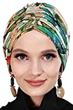 Head Turbans For Women Fashion Instant Turban Shirred Head Scarf Hat Autumn