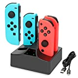 YCCTEAM Charging Dock Compatible with Nintendo Switch for Joy Con/OLED Controller, Charger Stand Station Compatible with Joy Cons with Charging Cable