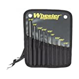 Wheeler Roll Pin Punch Set with 9 Steel Punches, Labeled Rollup Storage Bag for Firearm Maintenance and Gunsmithing