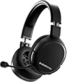 SteelSeries Arctis 1 Wireless Gaming Headset USB-C Detachable Clearcast Microphone Compatible with PC, PS4, Switch and Lite, Android Black (Renewed)