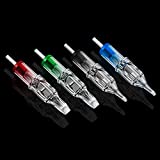 Tattoo Needles Cartridge - Autdor 60Pcs Mixed Disposable Tattoo Cartridge Needles Round Liner Shader Magnum for Tattooing, Tattoo Machine, Tattoo Kits, Tattoo Supplies (60Pcs)