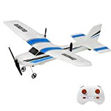 RC Plane, 2.4Ghz 2 Channels Remote Control Airplane Ready to Fly,Styrofoam RC Plane with 3-Axis Gyro,Stability Flight RC Aircraft for Kids Boys Beginner