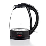 BELLA 7-Cup German Schott Glass Electric Kettle with 360 Removable Base