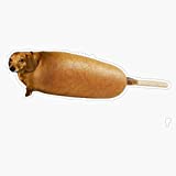 Corn Dog Sticker Vinyl Waterproof Sticker Decal Car Laptop Wall Window Bumper Sticker 5"