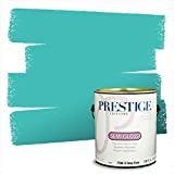 Prestige Paints Interior Paint and Primer In One, 1-Gallon, Semi-Gloss, Comparable Match of Benjamin Moore* Teal Tone*