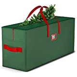 Christmas Tree Storage Bag, Fits Up to 7.5 ft Tall Artificial Disassembled Tree, Waterproof Heavy Duty Storage Container with Handles, 47"x15"x20” (Green)