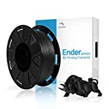 Creality Ender PLA 3D Printer Filament, Dimensional Accuracy +/- 0.03 mm, 1 kg (2.2 LBS) Spool, 1.75 mm, Black