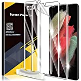 EGV [3 Pack] Compatible with Samsung Galaxy S21 Ultra 6.8-inch, [Not Glass] Flexible Screen protector [Support Fingerprint Unlock] Bubble Free [Easy Installation Tool]