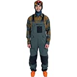 Flylow Men's Baker Bibs Waterproof Breathable Ski and Snowboard Pants - Arame - Large