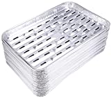Yesland 30 Pack Disposable Aluminum Foil Pans - 13.4 x 9 x 1.1 Inch Food Containers, Aluminum Sheet Pans for Cooking, Baking, Heating, Storing, Meal Prep, Takeout
