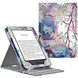 MoKo Case Fits 6" Kindle (10th Generation, 2019)/(8th Generation, 2016), Vertical Flip Protective Cover with Auto Wake/Sleep - Lilac