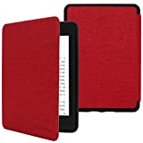 KANNIL Case for All-New Kindle (10th Generation, 2019 Released), Thinnest &Lightweight Soft Flexible TPU Back Cover with Auto Sleep/Wake (Red)