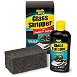 Invisible Glass 91411 3.38-Ounce Glass Stripper Water Spot Remover Kit Eliminates Coatings, Waxes, Oils and More to Polish and Restore Automotive Glass , white