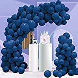 Navy Blue Balloons Different Sizes, 77 Pcs 12 Inch 10 Inch 5 Inch Latex Party Balloons Dark Blue Helium Balloons for Birthday Party Decoration Wedding Bridal Baby Shower Supplies