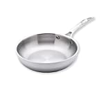 USA Pan Cookware 5-Ply Stainless Steel 8 Inch Saut Skillet, Oven and Dishwasher Safe, Made in the USA