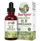 Oregano Oil Drops | 6 Month Supply | USDA Organic Oil of Oregano Liquid | Herbal Blend for Immune Support | Digestive Health | Overall Health | Vegan | Sugar Free | Non-GMO | 1 Fl Oz