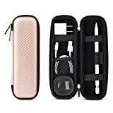 Apple Pencil Case Holder, Apple Pen Accessories,1 Pouch for Pencil Tips Elastic Strap Sleeve Pocket Protective Carrying Case for USB Cable Earphone,Samsung Stylus iPad Pro Pen Pencil Holder Rose Gold