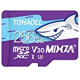 MIXZA 256GB Micro SD Card, U3 V30 MicroSDXC Memory Card Full HD & 4K UHD, Expanded Storage for Gaming, Wyze, GoPro, Dash Cam, Security Camera, 4K Video Recording, High Speed TF Card up to 100MB/s