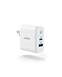 USB C Charger, Anker 32W 2 Port Charger with 20W USB C Power Adapter, PowerPort PD 2 with Foldable Plug for iPad/iPad Mini, for iPhone 13/13 Mini/13 Pro/13 Pro Max/12/11, Pixel, Galaxy, and More