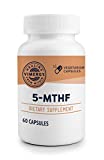 Vimergy 5-MTHF, 60 Servings  Highly Absorbable Capsules  Supports Brain Health & Cognitive Function  Healthy Mood Support Supplement* - Non-GMO, Gluten-Free, Vegan & Paleo Friendly (60 Count)