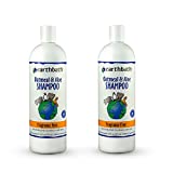 Earthbath Oatmeal & Aloe Pet Shampoo - Fragrance-Free, Relieves Itching & Dry Skin, Aloe Vera, Vitamin E, Glycerin to Moisturize - Effectively Enrich and Revive Your Pet's Coat - 16 fl. oz, Pack of 2