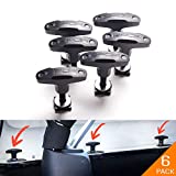 GPCA - Quick-Release Tie Down Anchor/THandle M8 25mm with Screw Nuts for Fast Jeep Top Removal Lift, Truck Tie Downs, Jeep Wrangler Accessories for JL, 4xe, JK, YJ and More, Patented, 6 Packs