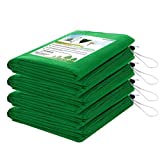 Homimp Frost Protection for Plants,4 Pack of Drawstring Plant Covers (31.5" x 47.3" Inch) Warm Plant Protection Cover Bags for Winter Frost Cold Weather Shrubs & Trees Jacket Covers