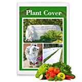 Keeswin Plant Covers Freeze Protection, 0.9oz 8Ft x 24Ft Reusable Row Covers for Vegetables, Floating Row Covers Frost Cloth Plant Freeze Protection Plant Covers for Winter
