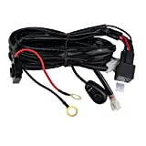 Northpole Light LED Light Bar Wiring Harness, 12V 40A Off Road Jeep LED Light Bar On Off Power Switch Relay Wiring Harness for LED Work Lights Driving Fog Lights