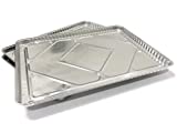 Bull Outdoor Products 24268 Grease Tray Liner,Silver, 12 Pack, 30 Inch