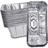 ZEDVY (30 Pack) Drip Pans Compatible with Blackstone Grills for 36 Inch l 30 Inch l 28 Inch l 22 Inch l 17 Inch Griddle l Rear Grease Cup Liners l Heavy-Duty Disposable Aluminum Foil