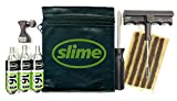 Slime 20240 Tire Repair and Inflation Kit, Tubeless Tires, Trailer & ATV Emergency Puncture Repair, Quick and Easy, Contains Mini Inflator