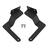 AUXMART Bumper Mounting Brackets for 30" Straight Single or Dual Row LED Light Bar Replacement for Toyota Tacoma 2005 2006 2007 2008 2009 2010 2011 2012 2013 2014 2015 Black (1 Pair)