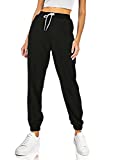 AUTOMET Women's Trendy Clothes Y2k Drawstring Pants for Teen Girls Comfy and Casual Sweatpants Joggers Black