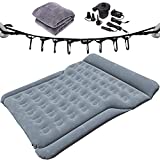 PAVONI Car Inflatable Air Camping Mattress Pad – with Electric Mattress Pump, Towel, Repair Patches & Storage Bag – Bed Mattress for SUVs, RVs & Minivans – Quick Inflation/Deflation – Durable & Comfy