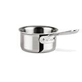 ALL-CLAD 42006 D3 Stainless 0.5 Qt. Butter Warmer with Pour Lip, Silver