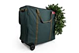 TreeKeeper [Multi Use Christmas Decoration Rolling Storage Bag] - Self Standing Container with ID Tag Holder for Easy Identification - Wheeled Garland Storage and Other Miscellaneous Decor Storage