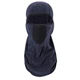 Winter Balaclava- Windproof Thicken Cold Weather Face Mask Head Warmer Hood-ColdGear for Men Working Outside, Bike Riding (Blue)