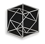 Pinsanity Tesseract Cube Enamel Lapel Pin