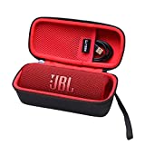 LTGEM EVA Hard Case for JBL FLIP 6 FLIP 5 Waterproof Portable Bluetooth Speaker - Travel Protective Carrying Storage Bag (Red)