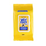 Wet Ones for Pets Desmellizing Multi-Purpose Dog Wipes with Baking Soda | Dog Desmellizing Wipes for All Dogs in Tropical Splash Scent, Wet Ones Wipes for Desmellizing Dogs| Hundred Ct Pouch Dog Wipes