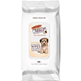 Palmer's for Pets Coconut Oil Gentle Refreshing Wipes for Puppies | Palmers Coconut Oil Puppy Wipes - 100 ct Gentle Pet Grooming Wipes for Dogs with Coconut Oil (FF15586)