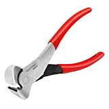 HAUTMEC End Cutting Pilers 7 Inch Nail Puller Pliers End Cutting Nippers for cutting or pulling nails and wires HT0158-CP