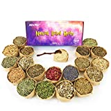 Dried Herbs for Witchcraft Supplies - Witch Herbs for Protection Herbal Magic Love Spells Money Spiritual - 20 Wiccan Herbs for Wicca Altar Supplies - Voodoo Magic with Wooden Spoon
