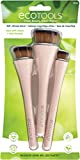 EcoTools 360 Ultimate Blend Makeup Brush Kit, For Cream, Liquid, & Powder Foundation, Blush, & Bronzer, Buff & Blend Makeup, Full Coverage, Dense Bristles, Vegan & Cruelty-Free, 3 Piece Set